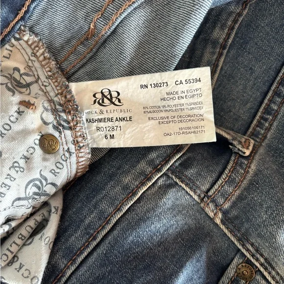 Rock & Republic Skinny Ankle Jeans - Picture 7 of 10